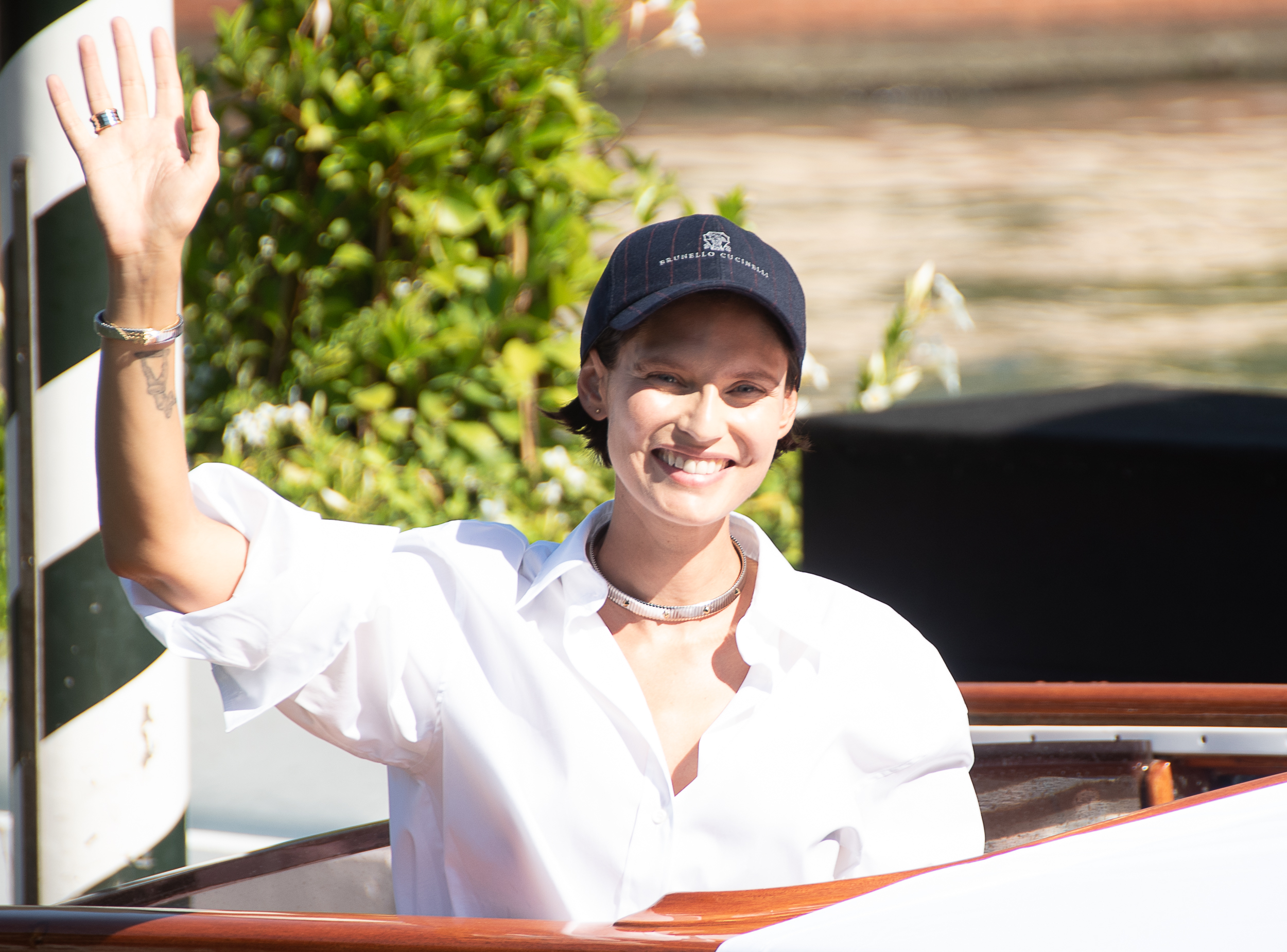 — italie venise cinema 83rd mostra del cinema 02 09 2026 boat arrivals excelsior bianca balti